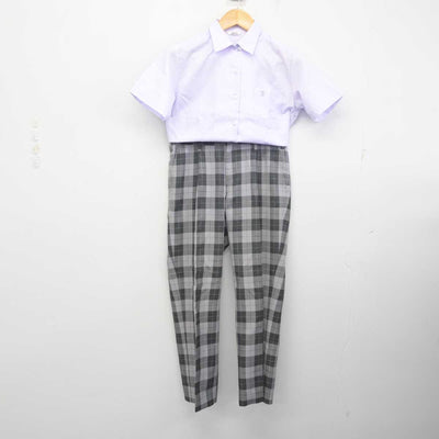 【中古】三重県 飯野高等学校 女子制服 2点 (シャツ・ズボン) sf077446