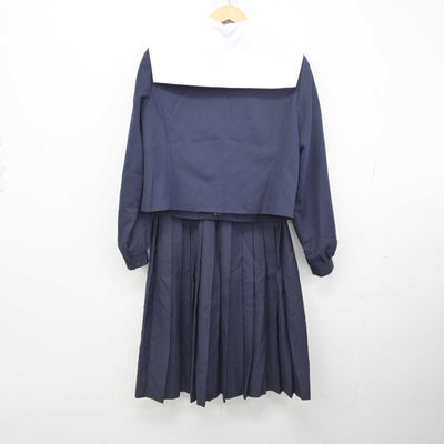 【中古】愛知県 藤浪中学校 女子制服 3点 (セーラー服・スカート) sf077453