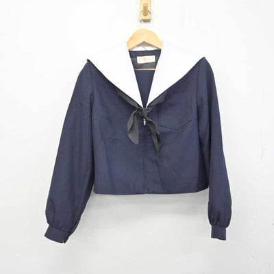 【中古】愛知県 藤浪中学校 女子制服 3点 (セーラー服・スカート) sf077453