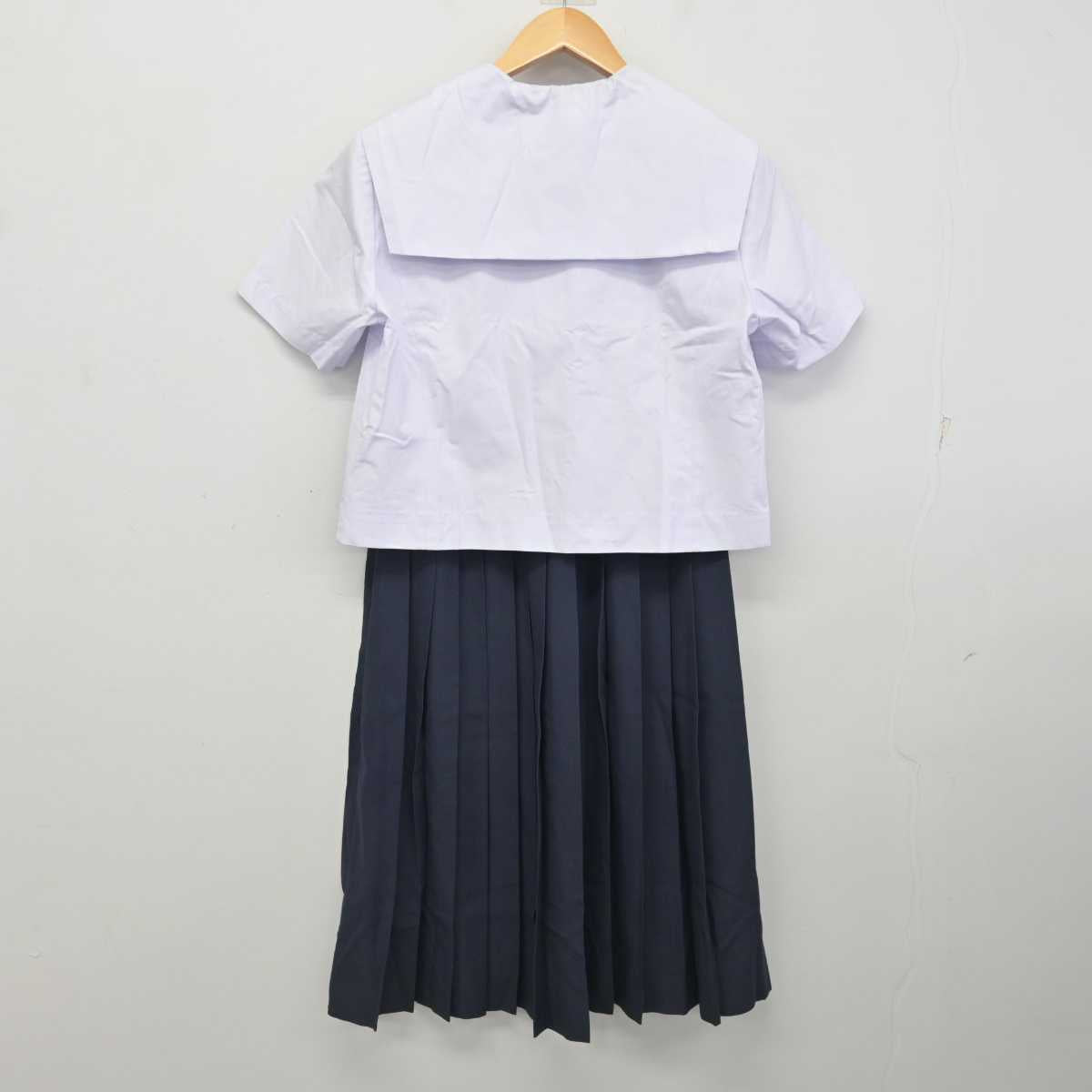 【中古】愛知県 藤浪中学校 女子制服 3点 (セーラー服・セーラー服・スカート) sf077454