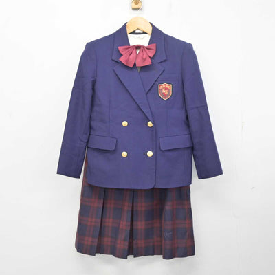 【中古】埼玉県 浦和学院高等学校 女子制服 6点 (ブレザー・ニット・シャツ・スカート) sf077455