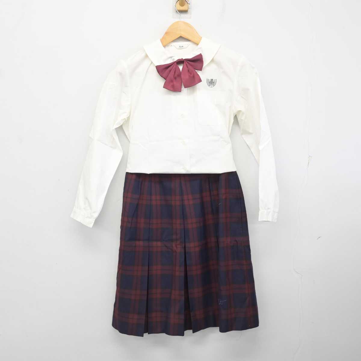 【中古】埼玉県 浦和学院高等学校 女子制服 6点 (ブレザー・ニット・シャツ・スカート) sf077455