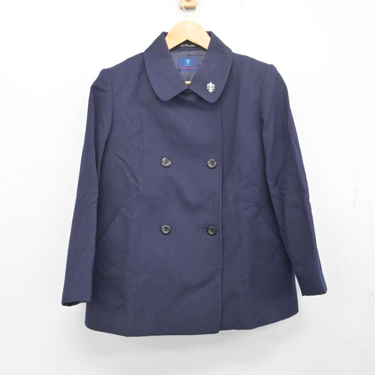 【中古】宮城県 仙台白百合学園中学校・高等学校 女子制服 2点 (コート) sf077474