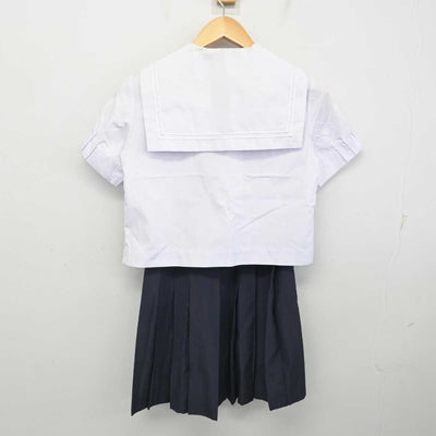 【中古】兵庫県 神戸高等学校 女子制服 3点 (セーラー服・スカート) sf077479