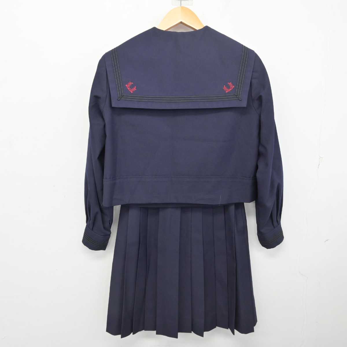 【中古】静岡県 浜松日体高等学校 女子制服 2点 (セーラー服・スカート) sf077484