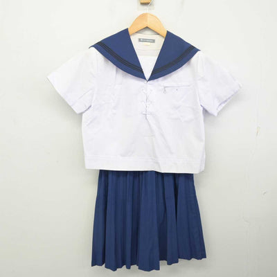 【中古】静岡県 浜松日体高等学校 女子制服 3点 (セーラー服・セーラー服・スカート) sf077485