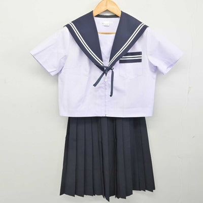 【中古】三重県 明正中学校 女子制服 3点 (セーラー服・スカート) sf077488