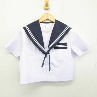 【中古】三重県 明正中学校 女子制服 3点 (セーラー服・スカート) sf077488