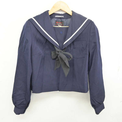 【中古】愛知県 岡崎商業高等学校 女子制服 3点 (セーラー服・スカート) sf077489