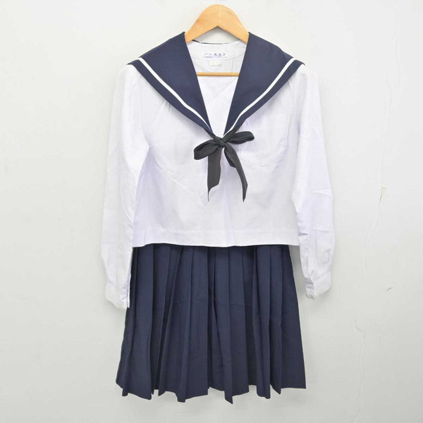 中古】愛知県 岡崎商業高等学校 女子制服 3点 (セーラー服