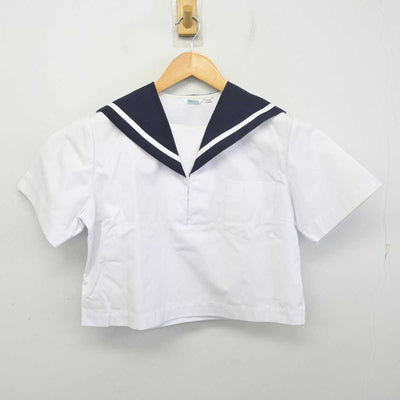 【中古】香川県 飯山中学校 女子制服 2点 (セーラー服・スカート) sf077498