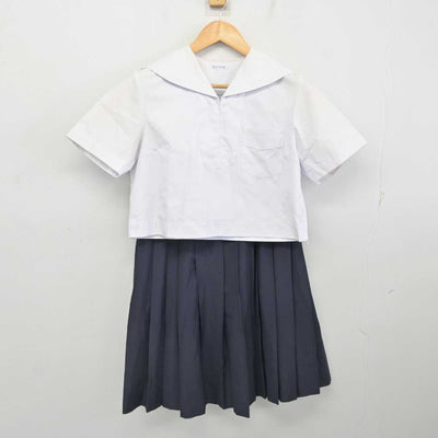 【中古】福岡県 筑紫女学園高等学校 女子制服 3点 (セーラー服・スカート) sf077502