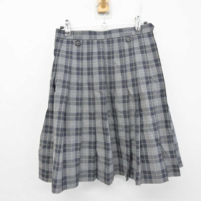 【中古】兵庫県 魚住東中学校 女子制服 3点 (ニットベスト・スカート) sf077504