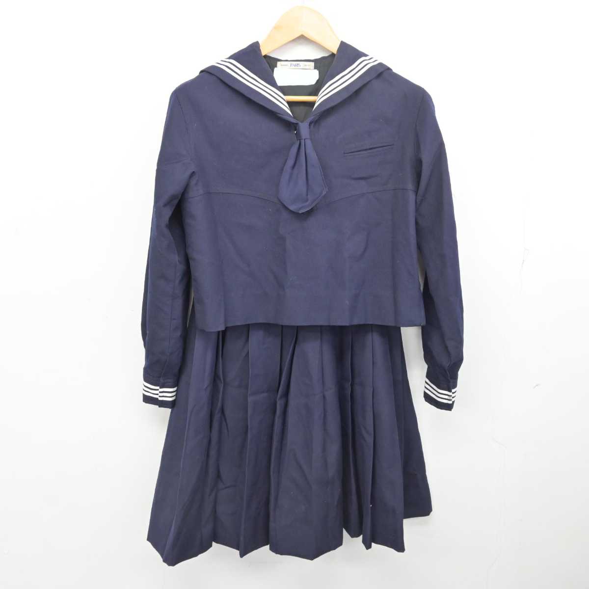 【中古】東京都 十文字高等学校 女子制服 5点 (セーラー服・スカート) sf077522