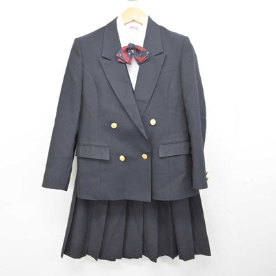 【中古】長崎県 佐世保東翔高等学校 女子制服 5点 (ブレザー・ベスト・シャツ・スカート) sf077526