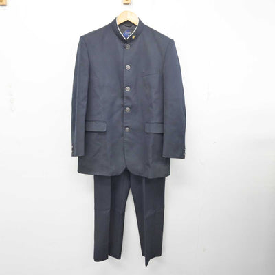 【中古】長崎県 佐世保工業高等学校 男子制服 3点 (学ラン・ズボン) sf077529