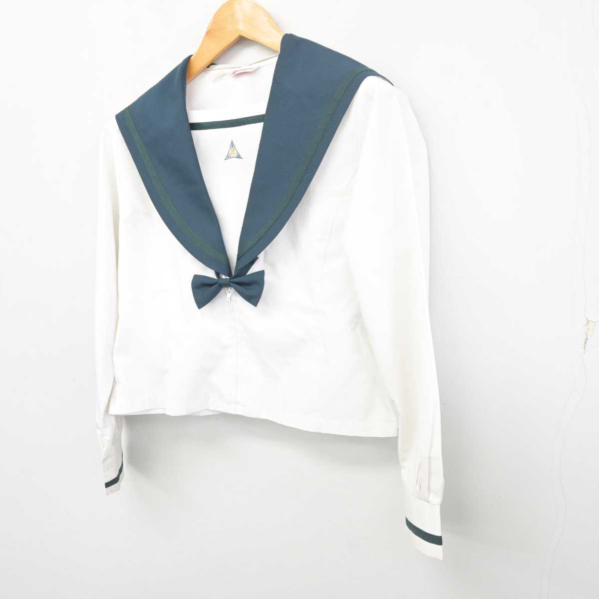 【中古】千葉県 成田国際高等学校 女子制服 2点 (セーラー服) sf077536