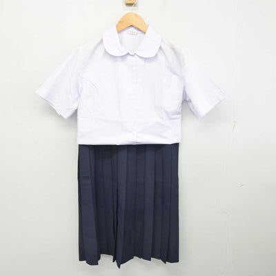 【中古】埼玉県 寄居中学校 女子制服 3点 (ベスト・シャツ・スカート) sf077543