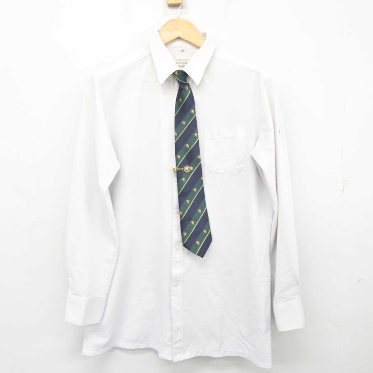 【中古】宮城県 仙台育英学園高等学校 男子制服 6点 (ブレザー・シャツ・ズボン・その他アイテム) sf077549