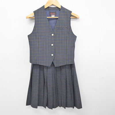 【中古】千葉県 大椎中学校 女子制服 4点 (ブレザー・ベスト・スカート) sf077553