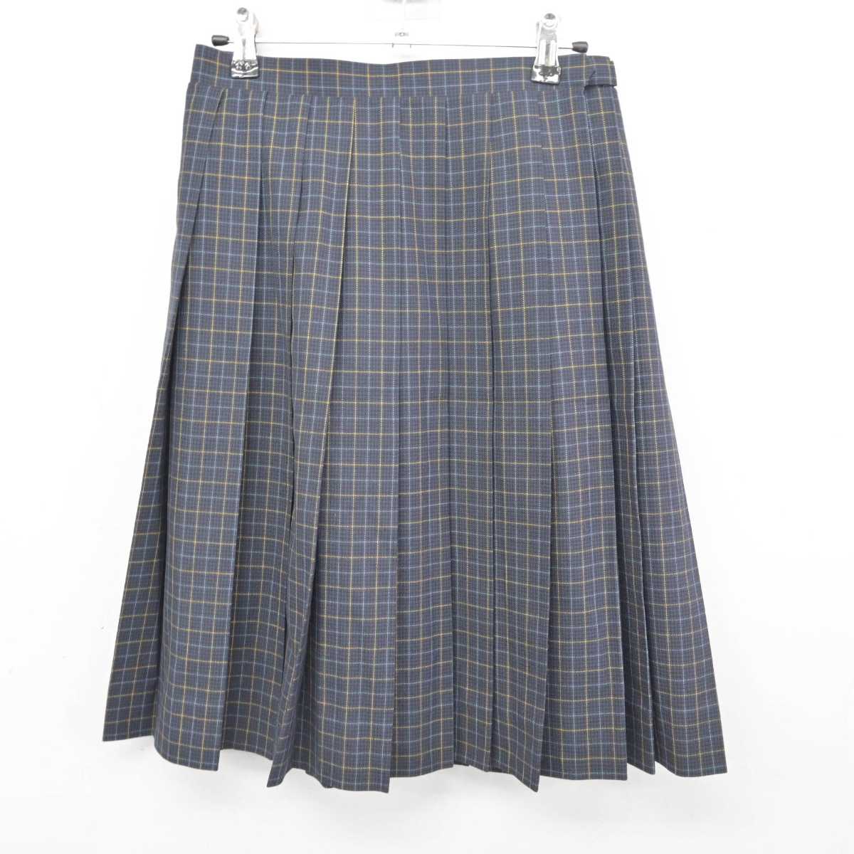 【中古】千葉県 大椎中学校 女子制服 4点 (ブレザー・ベスト・スカート) sf077553