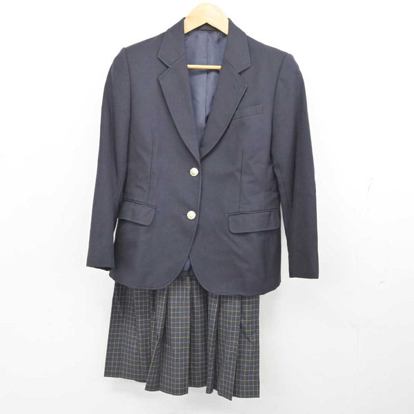 【中古】千葉県 大椎中学校 女子制服 2点 (ブレザー・スカート) sf077554