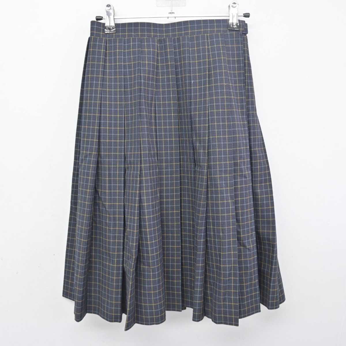 【中古】千葉県 大椎中学校 女子制服 2点 (ブレザー・スカート) sf077554