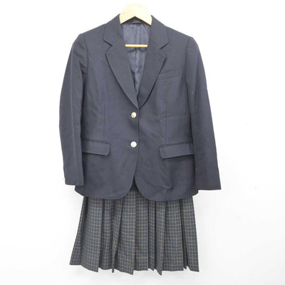 【中古】千葉県 大椎中学校 女子制服 3点 (ブレザー・スカート・スカート) sf077555