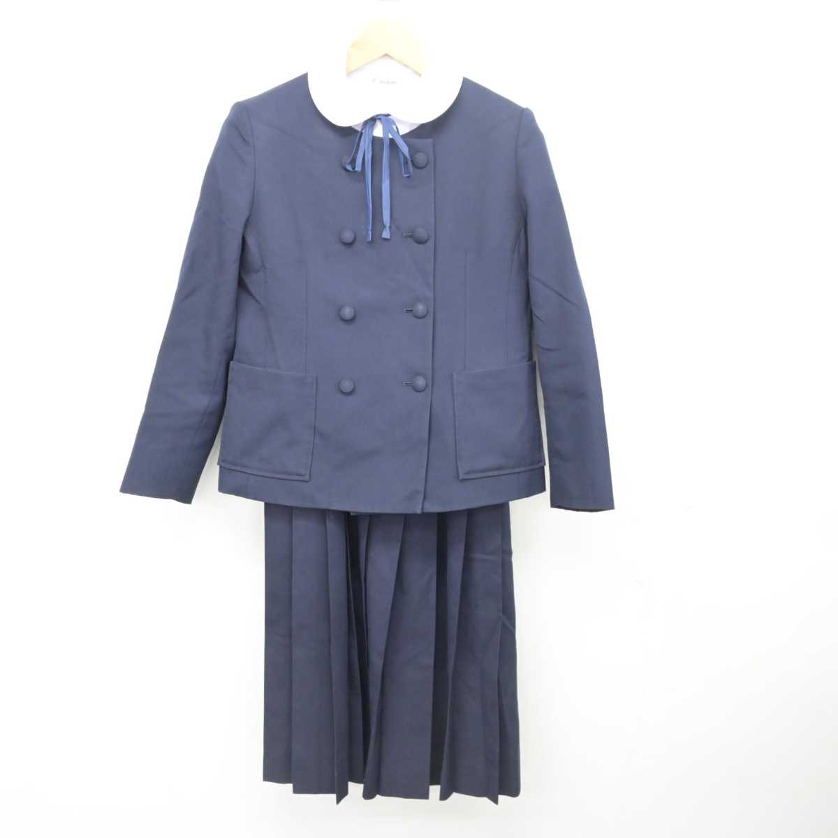 【中古】東京都 府中第一中学校 女子制服 4点 (ブレザー・シャツ・ジャンパースカート) sf077559