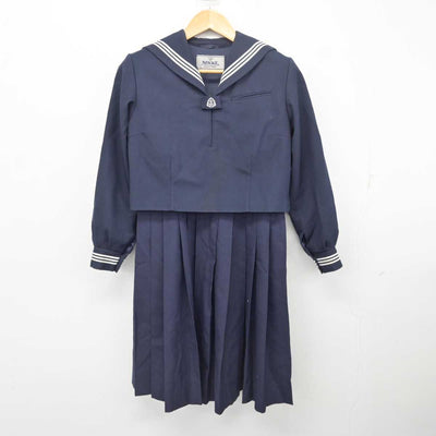 【中古】東京都 葛飾区立金町中学校 女子制服 2点 (セーラー服・ジャンパースカート) sf077560