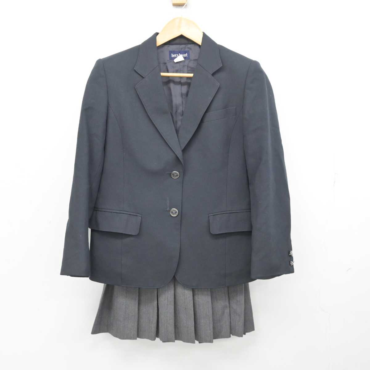 【中古】千葉県 不二女子高等学校 女子制服 4点 (ブレザー・スカート・スカート) sf077561