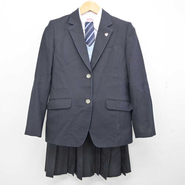 【中古】神奈川県 相模田名高等学校 女子制服 6点 (ブレザー・ニット・シャツ・スカート) sf077575 | 中古制服通販パレイド