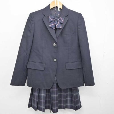 【中古】 飛鳥未来高等学校 女子制服 3点 (ブレザー・スカート) sf077579