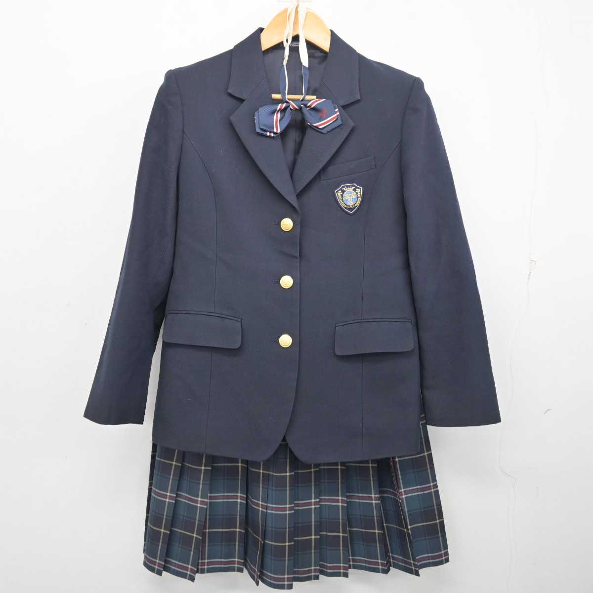 【中古】北海道 札幌山の手高等学校 女子制服 3点 (ブレザー・スカート) sf077580