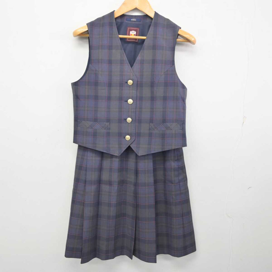 中古】北海道 新川中学校 女子制服 3点 (ブレザー・ベスト・スカート) sf077581 | 中古制服通販パレイド