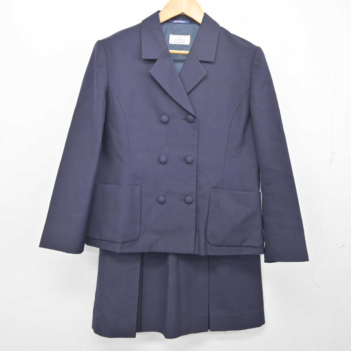 【中古】 学校名不明 女子制服 3点 (ブレザー・ベスト・スカート) sf077582