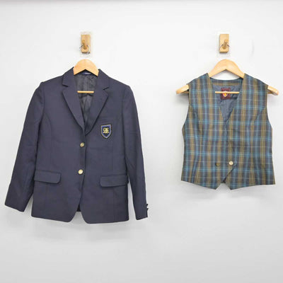 【中古】北海道 新琴似北中学校 女子制服 4点 (ブレザー・ベスト・スカート) sf077584