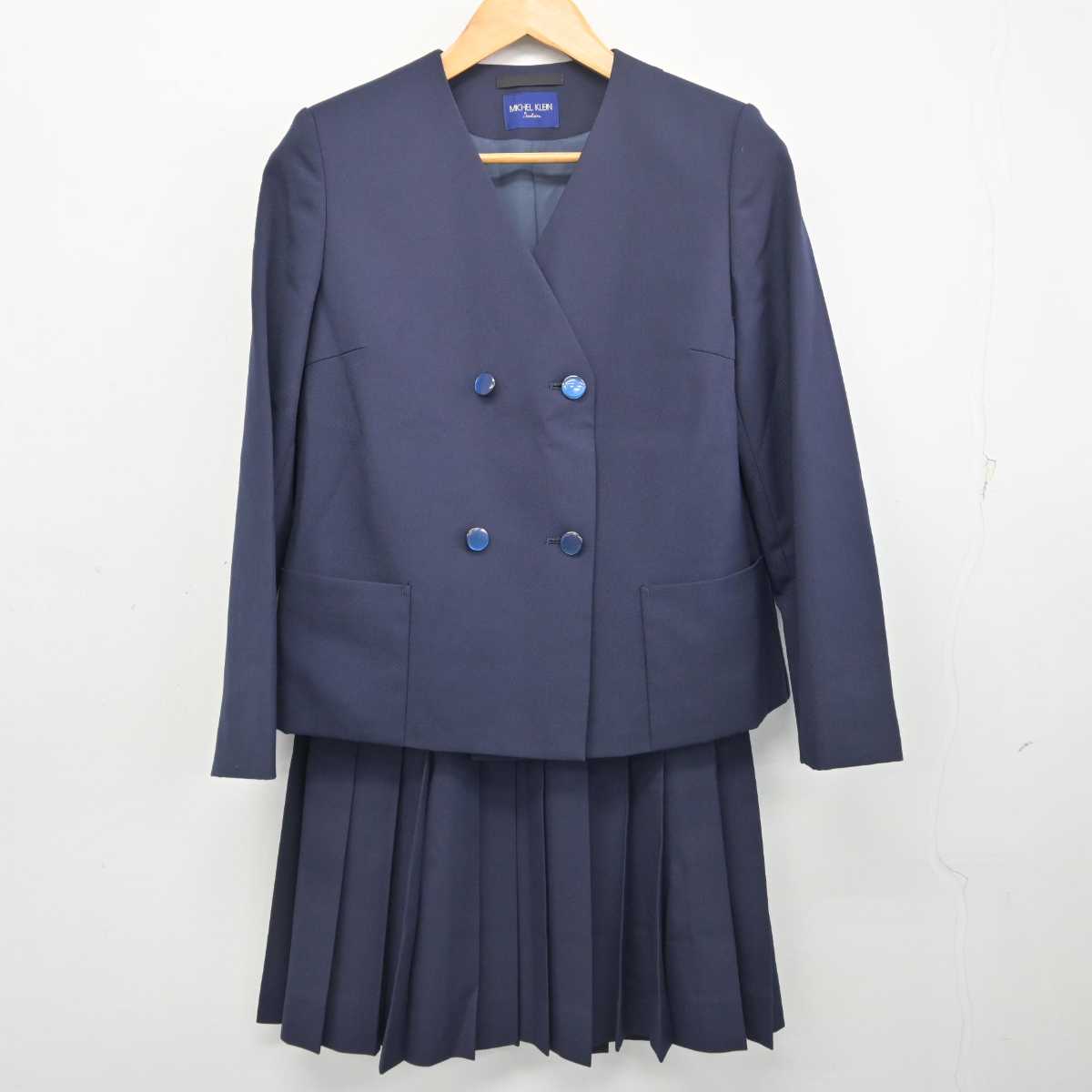 【中古】栃木県 足利市立北中学校 女子制服 3点 (ブレザー・ベスト・スカート) sf077587