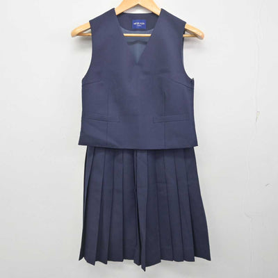 【中古】栃木県 足利市立北中学校 女子制服 3点 (ブレザー・ベスト・スカート) sf077588