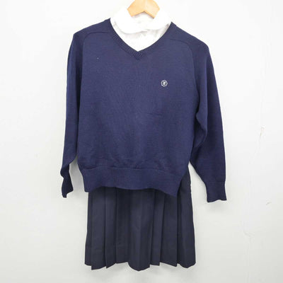 【中古】東京都 女子美術大学付属高等学校 女子制服 4点 (ブレザー・ニット・シャツ・スカート) sf077590