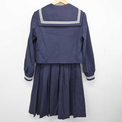 【中古】千葉県 鎌ケ谷中学校 女子制服 4点 (セーラー服・スカート) sf077595