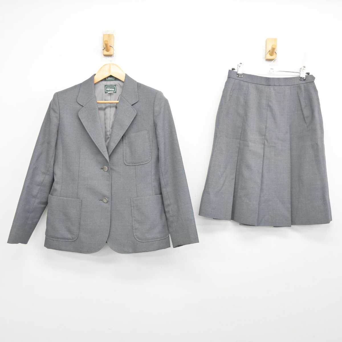 【中古】京都府 木幡中学校 女子制服 2点 (ブレザー・スカート) sf077605