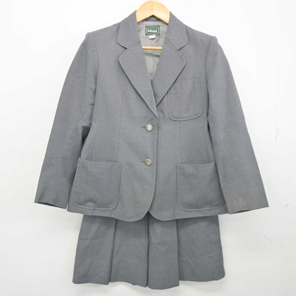 【中古】京都府 木幡中学校 女子制服 2点 (ブレザー・スカート) sf077607