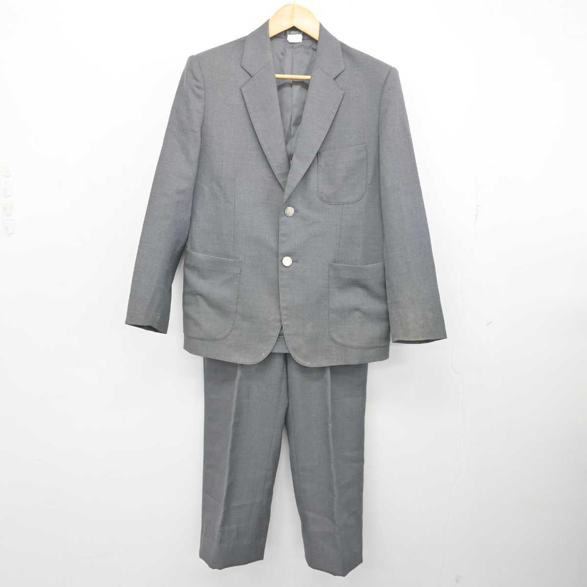 【中古】京都府 木幡中学校 男子制服 2点 (ブレザー・ズボン) sf077608