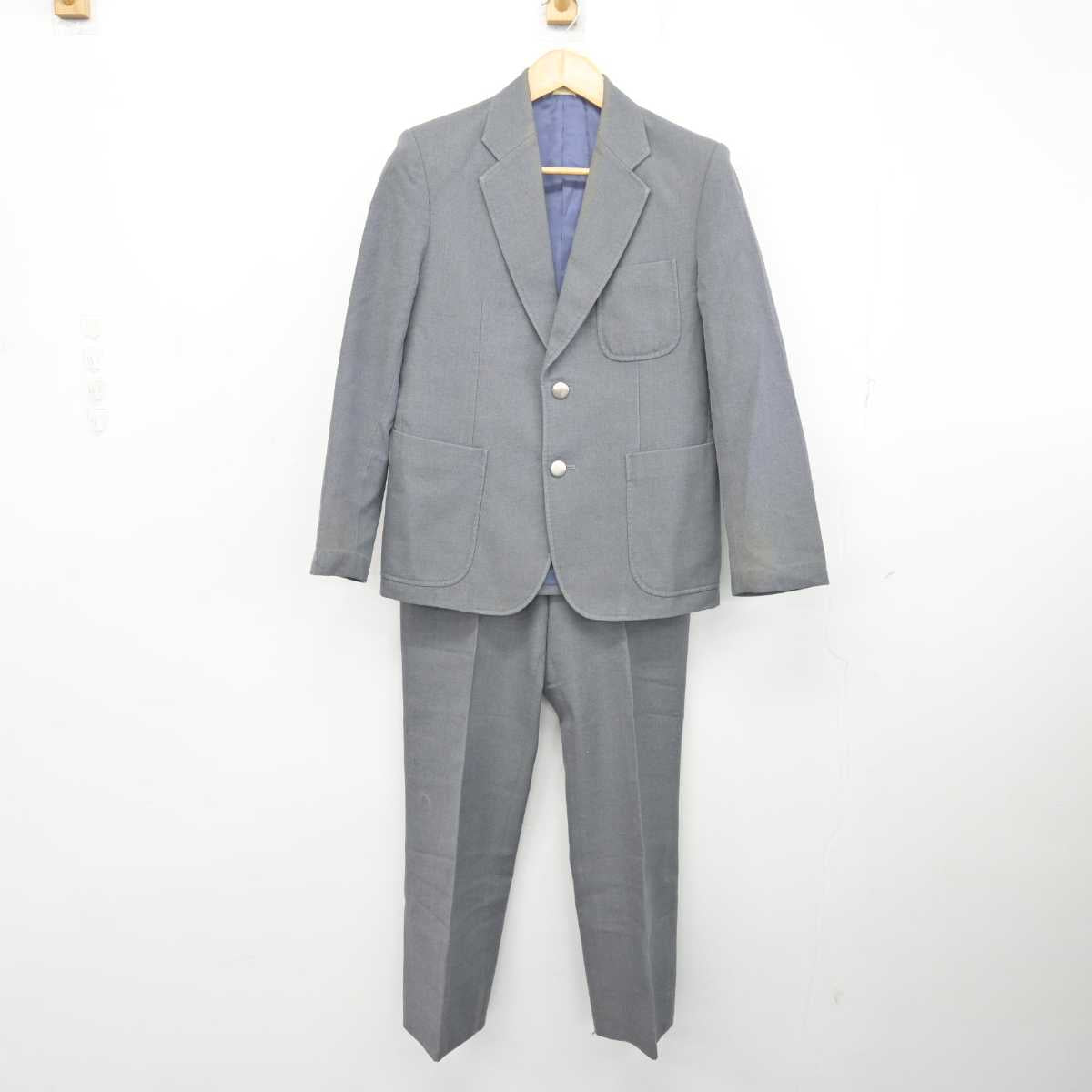 【中古】京都府 木幡中学校 男子制服 2点 (ブレザー・ズボン) sf077609