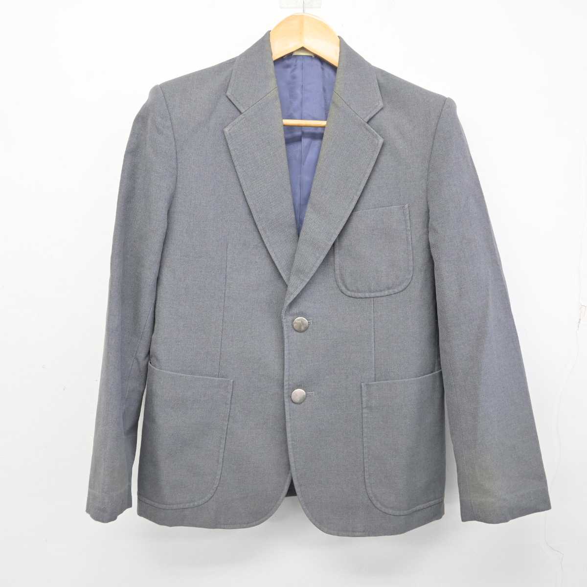 【中古】京都府 木幡中学校 男子制服 2点 (ブレザー・ズボン) sf077609