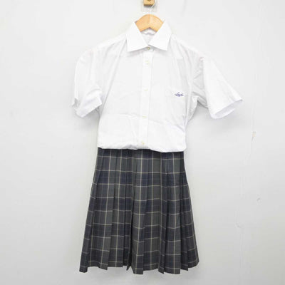 【中古】大阪府 常翔学園中学校・高等学校 女子制服 2点 (シャツ・スカート) sf077626