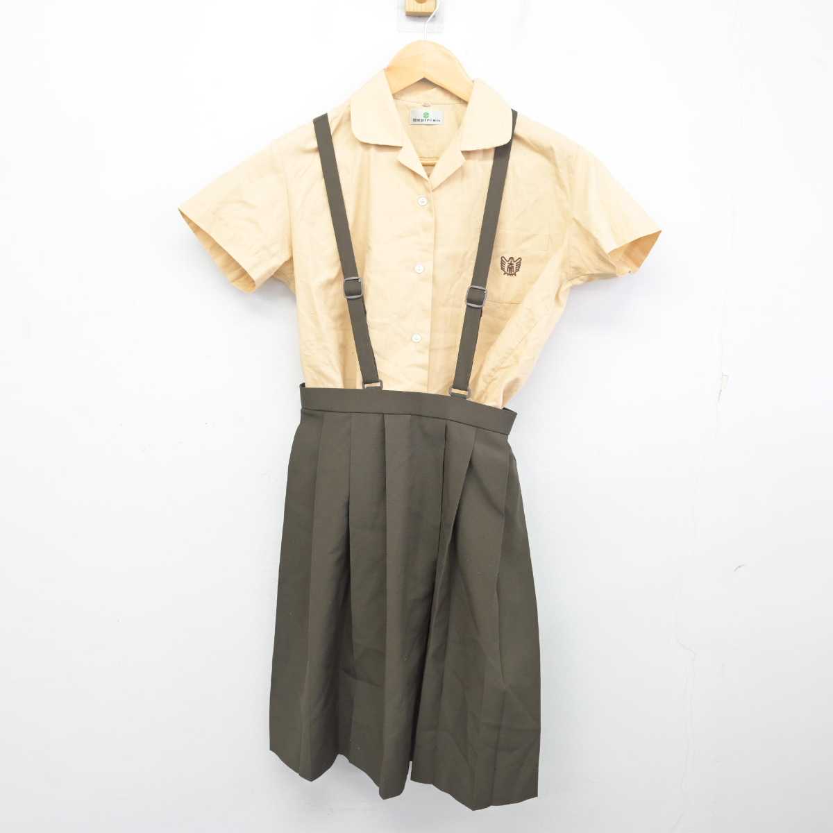 【中古】大阪府 大宮小学校 女子制服 2点 (ブラウス・スカート) sf077629