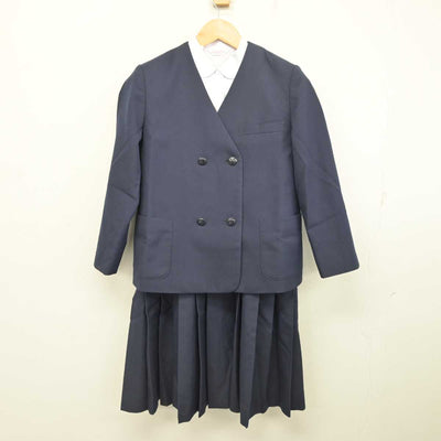 【中古】神奈川県 今井中学校 女子制服 3点 (ブレザー・シャツ・ジャンパースカート) sf077646