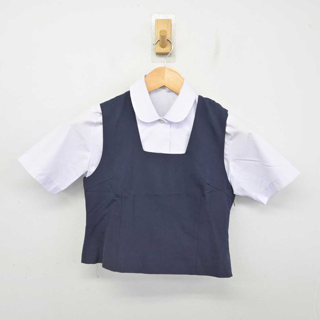 中古】神奈川県 今井中学校 女子制服 2点 (ベスト・シャツ 中古】神奈川県 今井中学校 女子制服 2点 (ベスト・シャツ